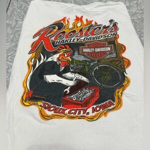 Harley Davidson 2017 Rooster’s Sioux City, Utah White Long Sleeve T-Shirt